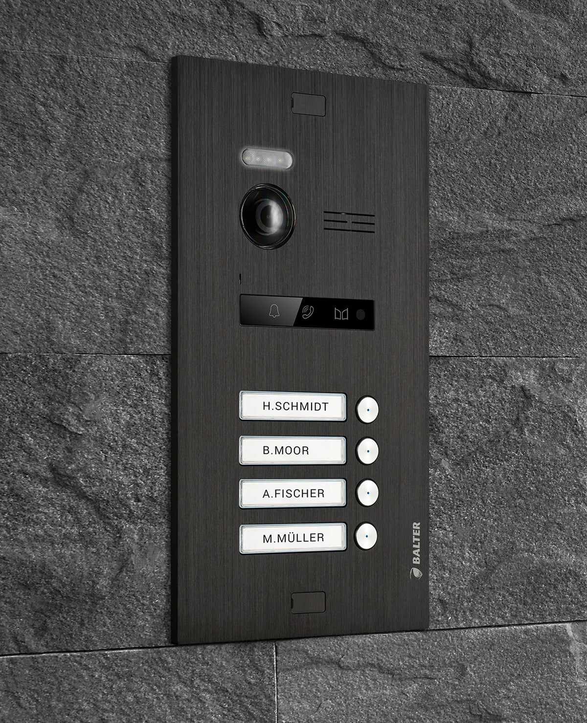 BALTER EVO HD IP-Türstation – EVO-HD-BLACK-4FAM