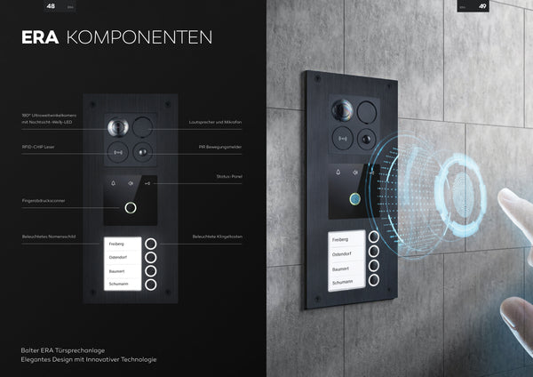 BALTER ERA IP Fingerprint Türstation – ERA-3FR-FNB01