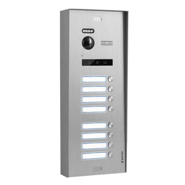 BALTER EVO Silver Aufputzmontagehalterung / Regenschild für die EVO-SILVER Türstationen von 5 bis 8 Teilnehmer / Familien – E