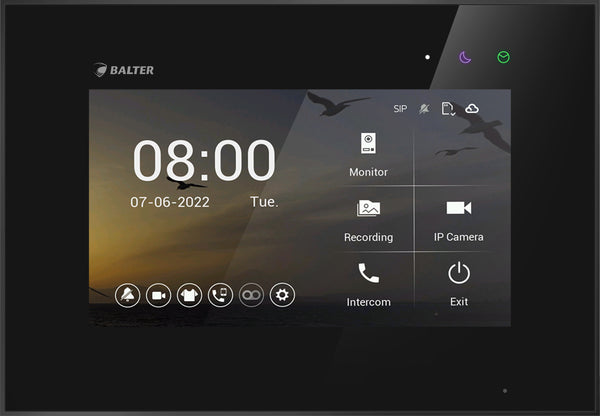 BALTER EVO HD 7-Zoll Videostation – EVO-HD-7M-BLACK