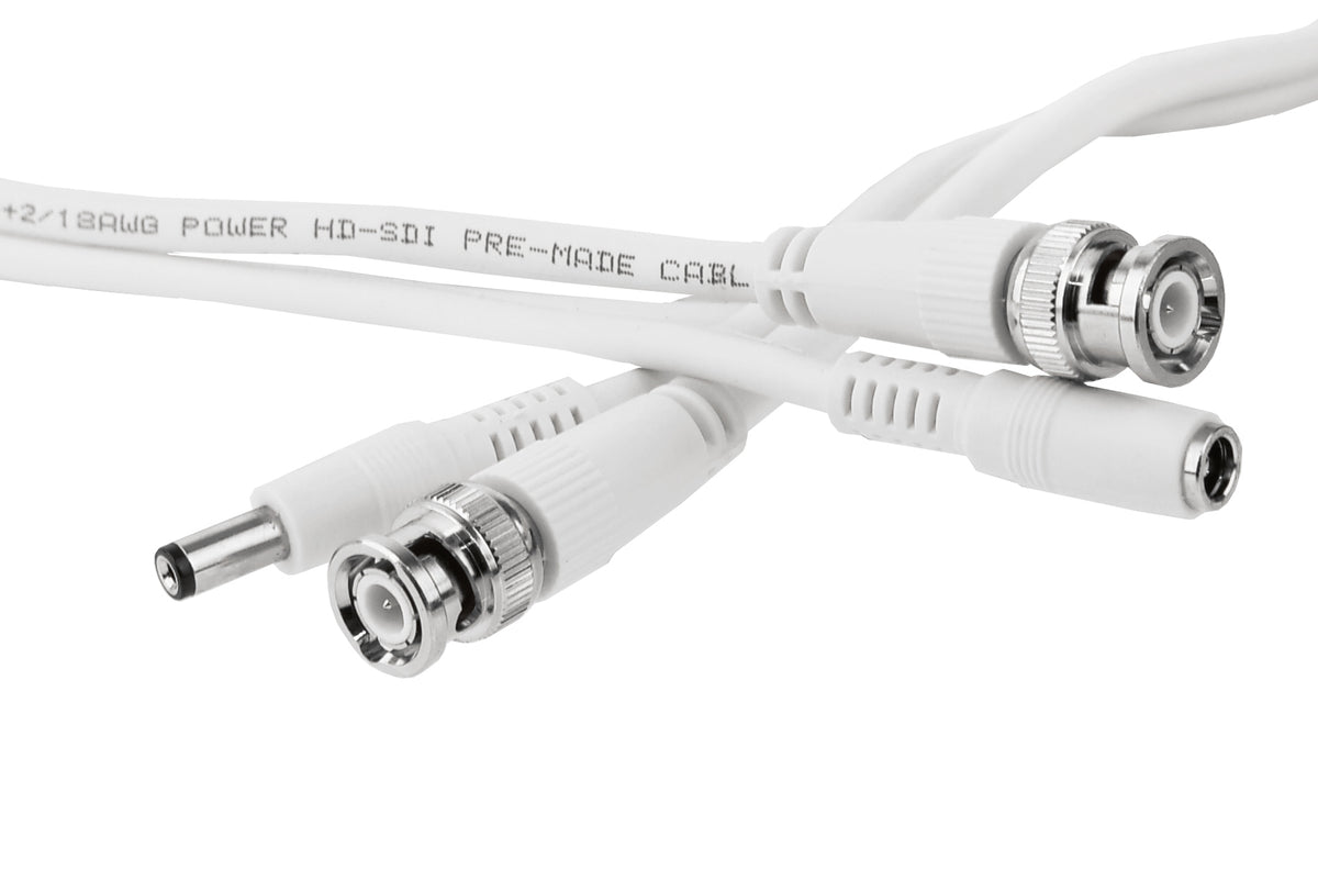 20 Meter Video + Strom Kombikabel, 4K UHD, TVI / CVI / AHD / HD-SDI / CVBS, RG59, 75 Ohm – Koax20