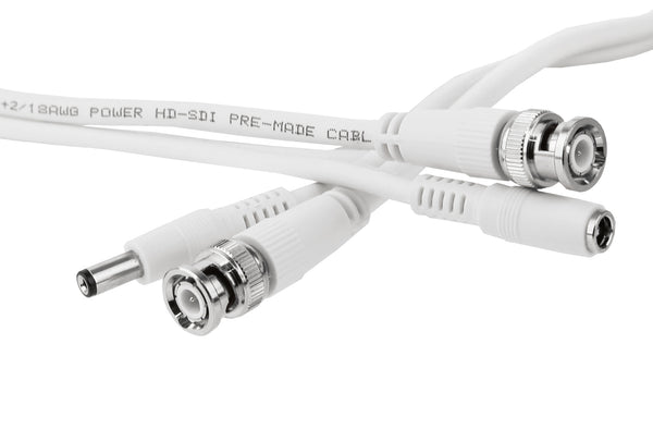 20 Meter Video + Strom Kombikabel, 4K UHD, TVI / CVI / AHD / HD-SDI / CVBS, RG59, 75 Ohm – Koax20