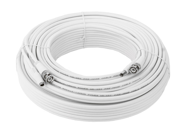 30 Meter Kombikabel (Video/Strom) für Analog / HD-SDI / HD-TVI / Analog HD, RG59, 75 Ohm – Koax30