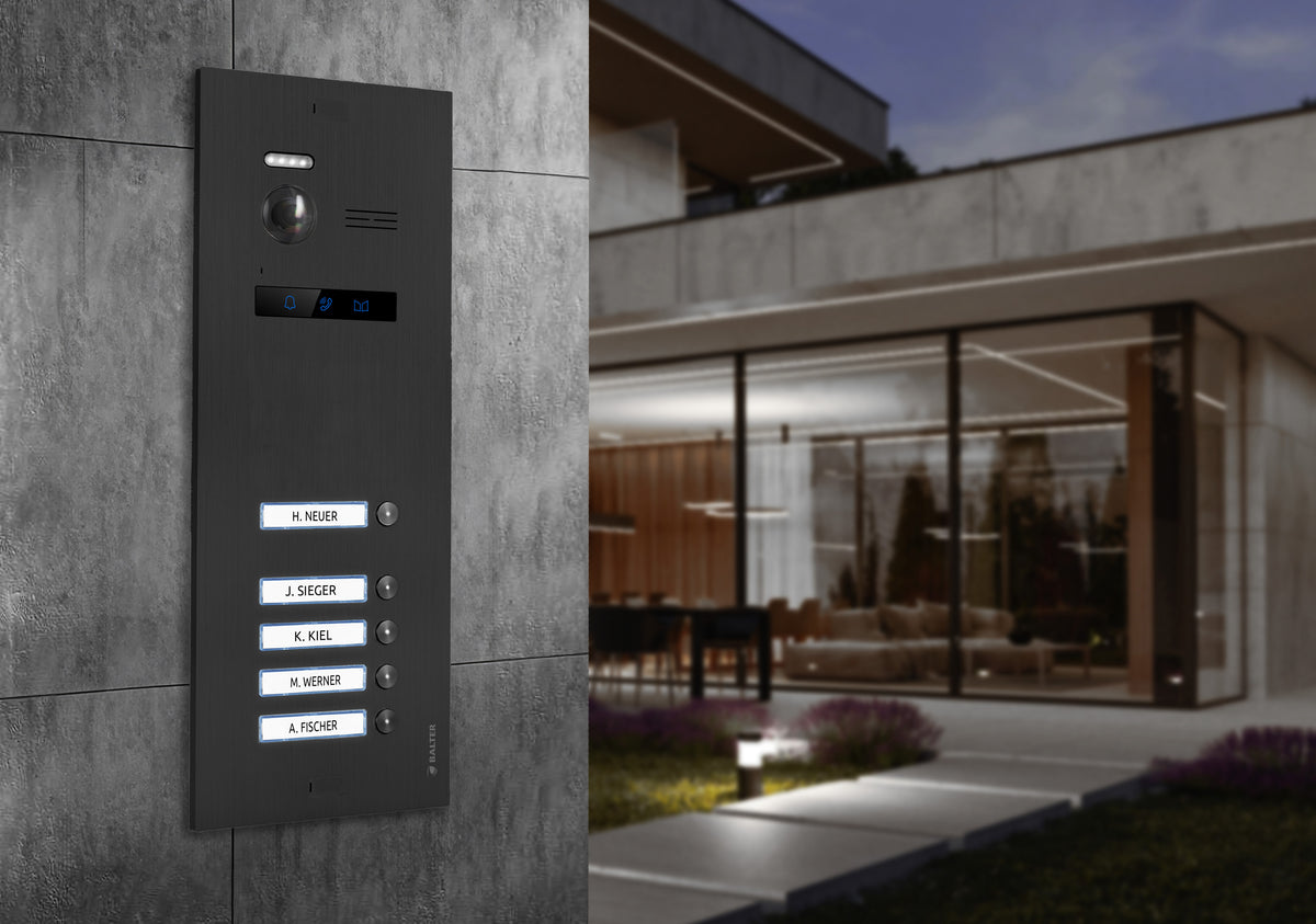 BALTER EVO HD IP-Türstation – EVO-HD-BLACK-5FAM