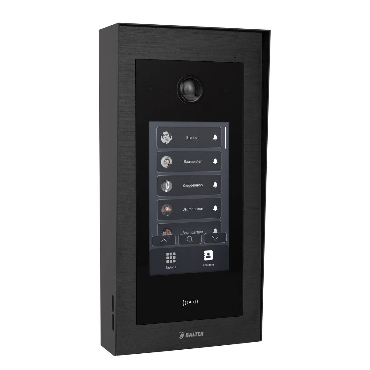 BALTER EVO-RC-BLACK-TOUCH Schwarze Aufputzmontagehalterung / Regenschild für die EVO-HD-BLACK-TOUCH-7 Türstation – EVO-RC-BLA
