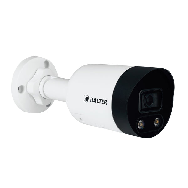 BALTER X ECO IP Außenkamera mit 5.0MP, 2.8mm, Nachtsicht 50m, WDR 120dB, Mikrofon, PoE, IP67 – IP-T18IRP