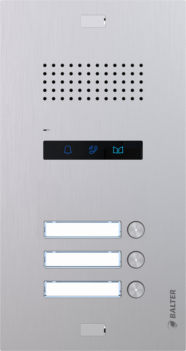 BALTER EVO HD Audio-Türstation – EVO-HD-3FAM-AUDIO