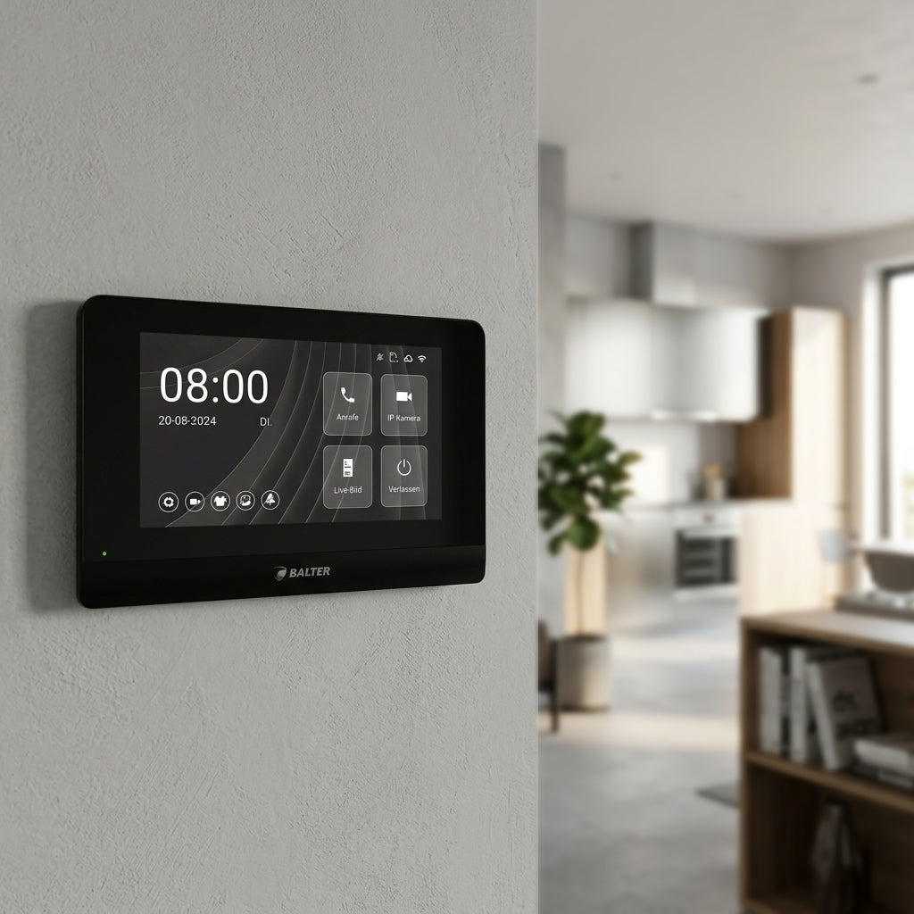BALTER ENTRI L 2-Draht IP-BUS Komplettsystem – ENTRI-L-SET-BLACK