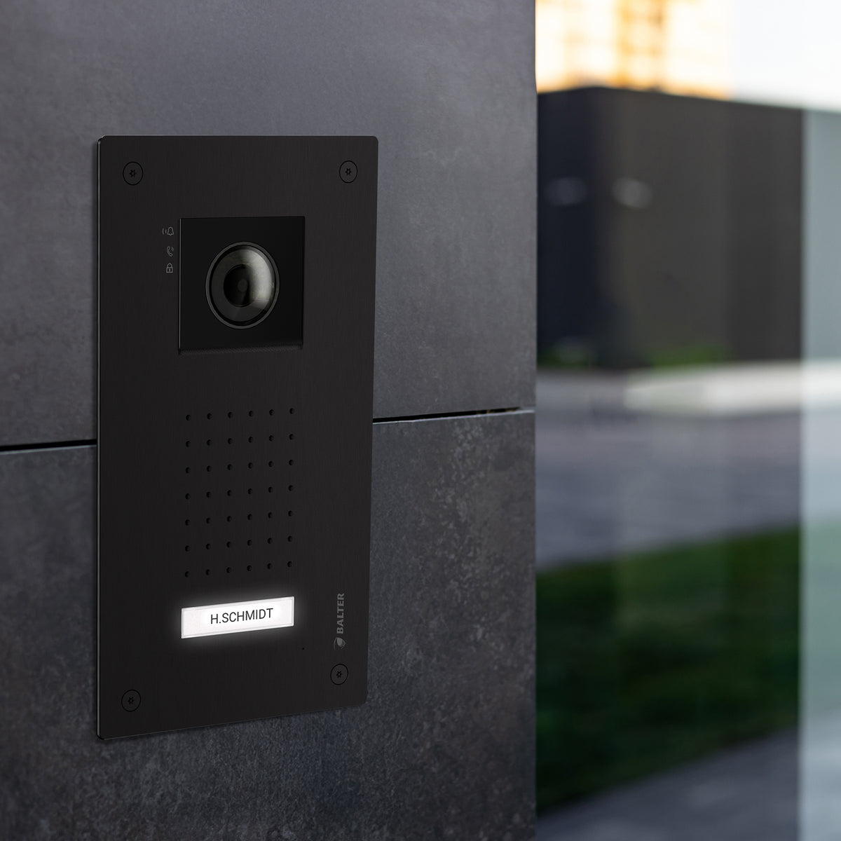 BALTER ENTRI L 2-Draht IP-BUS Komplettsystem – ENTRI-L-SET-BLACK