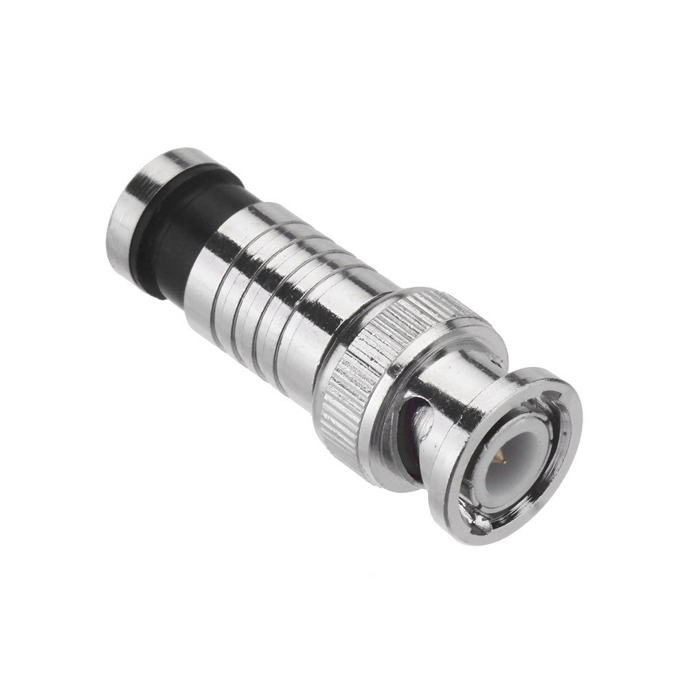 NEOSTAR BNC Kompressions-Stecker für RG6 und RG59 Videokabel mit Gold-Pin – BM-Z06
