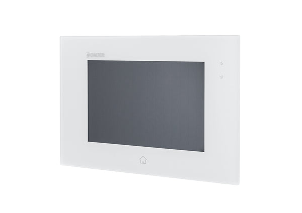 BALTER JUNO 7 " Videostation, Touchscreen Bildschirm, 2-Draht BUS Technologie, Plexiglas, Interkom, microSD-Slot, Weiß – JUNO